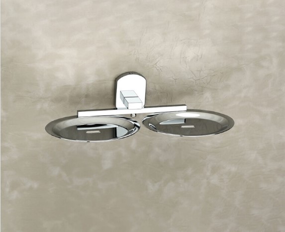 AURA Double Soap Dish Stainless Steel Bathroom Commercial Hotel Spa Wall Mount Heavy-Duty Anti-Rust Waterproof Easy Clean Professional Grade Durable Dual Compartments Rustproof Hygienic Space Saving Modern Luxury Design Secure Mounting